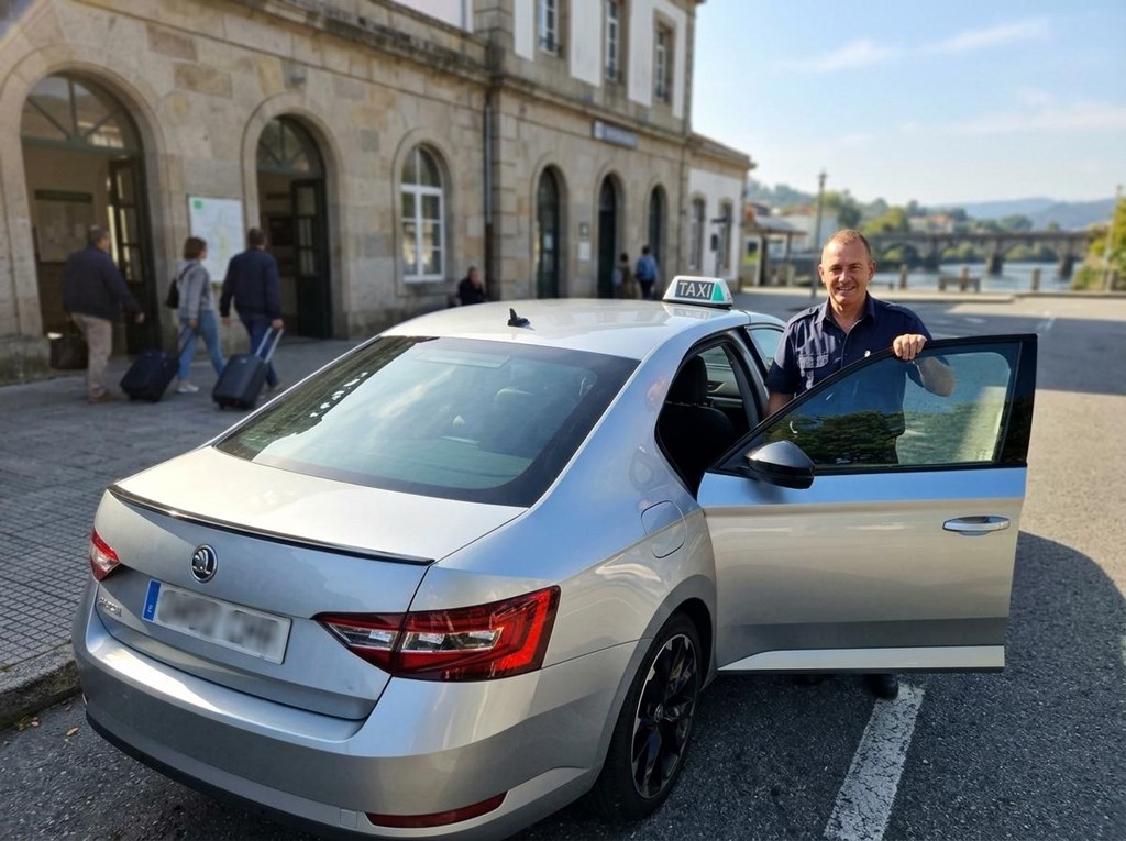 Foto 1 Taxi en Pontedeume para estación de tren y autobús